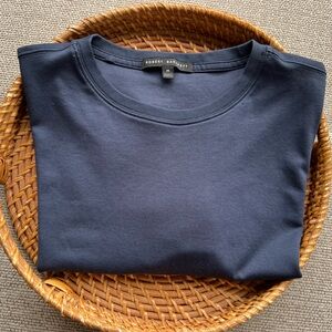 Robert Barakett Dark Blue Crew Neck Tee